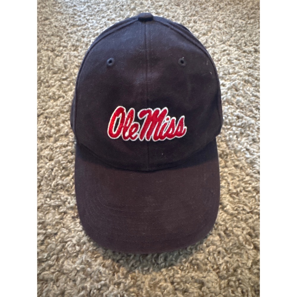 47 Brand Ole Miss Rebels Youth Navy Blue Adjustable Baseball Hat Cap NCAA